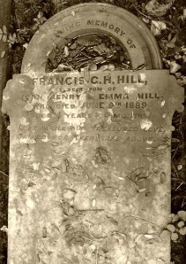FRANCIS G H HILL GRAVE SEPIA